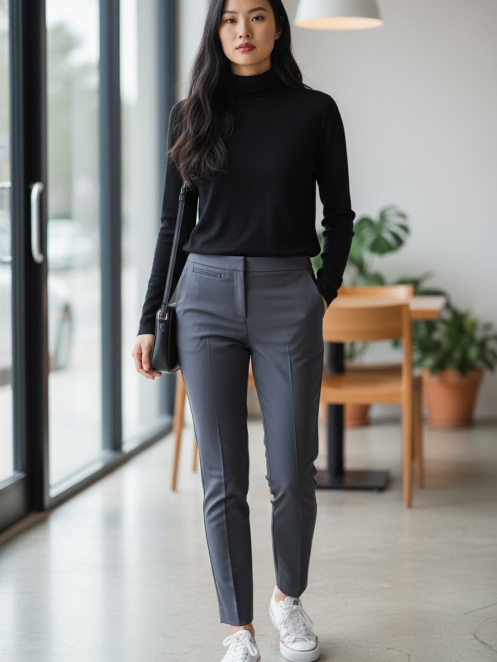 NWT Adrianna Papell Bi-Stretch Kate Fit Pants Gray Shale Size 6